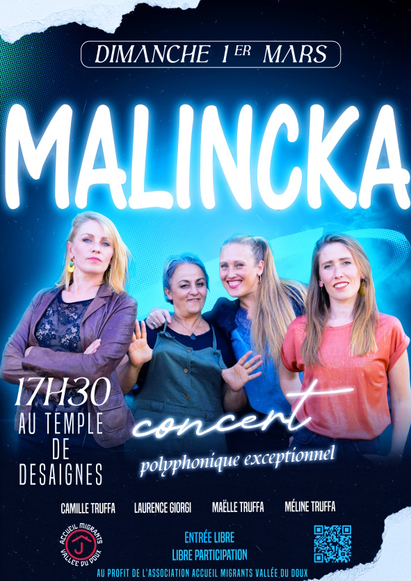 MALINCKA MIGRANT DOUX MARS 26